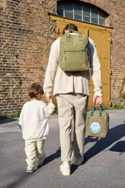 Lässig Square rugzak - Little One & Me - Small - Olive - Outlet