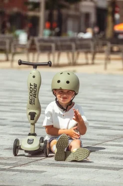Scoot and Ride Step - Highwaykick 1 Olive - Clearance