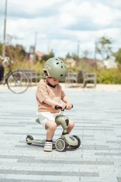 Scoot and Ride Step - Highwaykick 1 Olive - Clearance