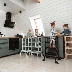 Ette Tete Steunpootjes voor houten leertoren - Grijs - Outlet