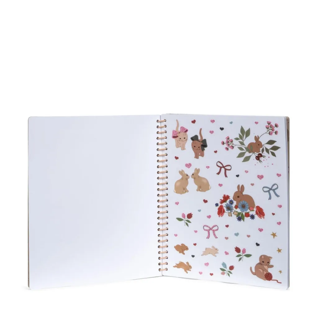 Konges Slojd Stickerboek - Blush - Hot