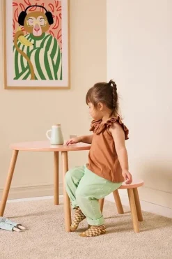 Kid's Concept Stoel en tafel set - abrikoos - Discount