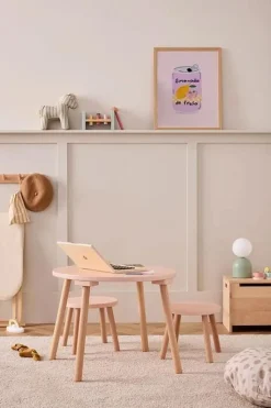 Kid's Concept Stoel en tafel set - abrikoos - Discount