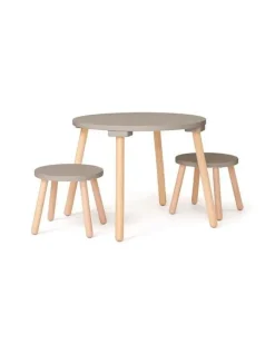 Kid's Concept Stoel en tafel set - lichtbruin - Best