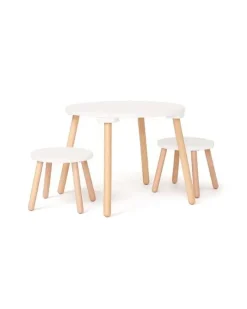 Kid's Concept Stoel en tafel set - wit - Clearance