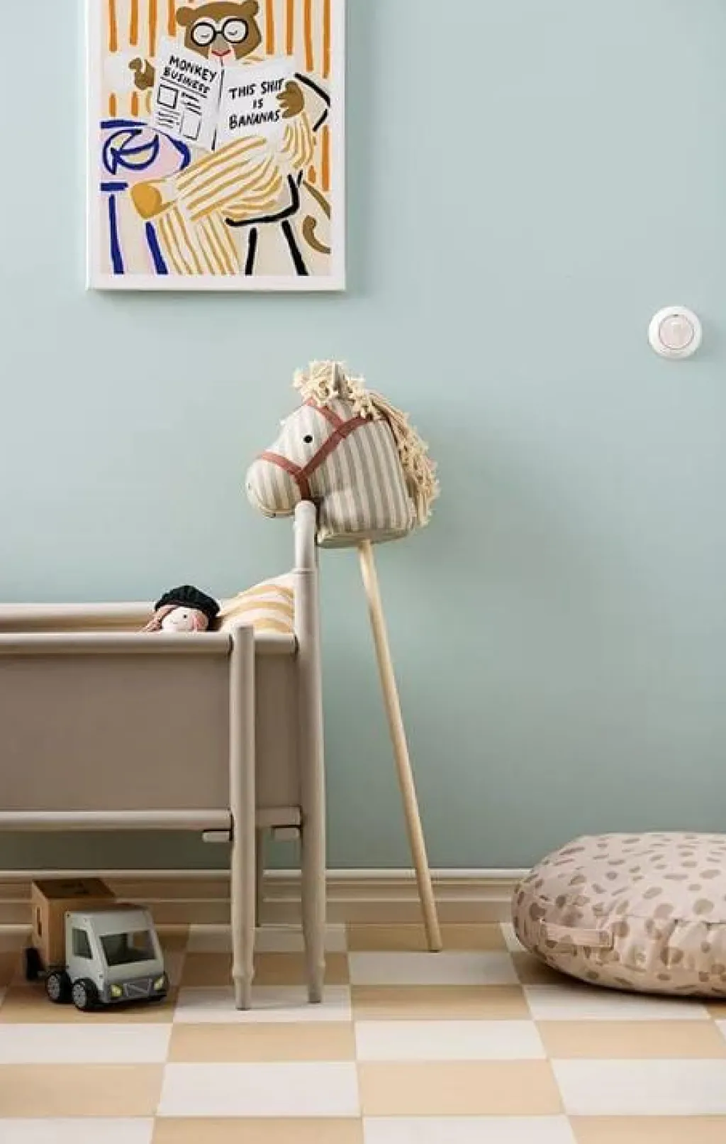 Kid's Concept Stokpaardje Sam - Aiden - Hot