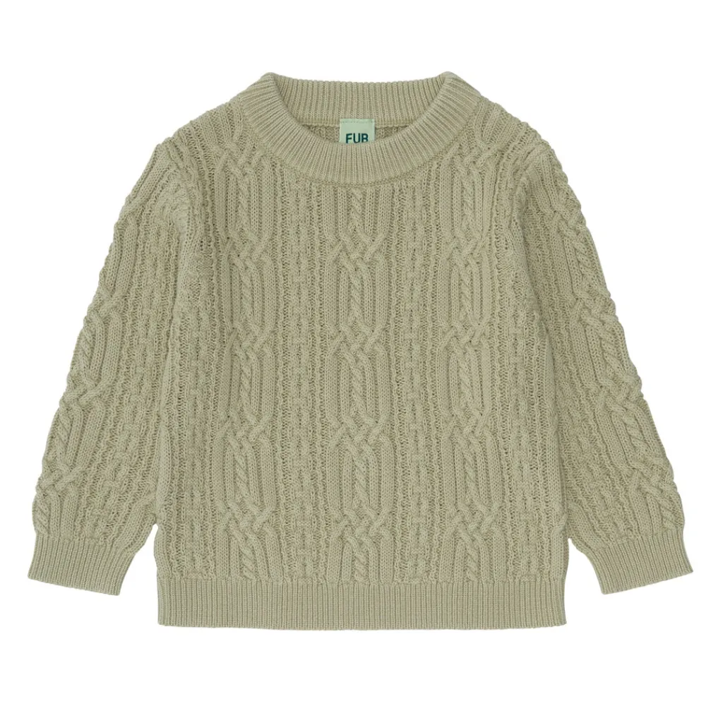 FUB Structure Sweater - elm - Online