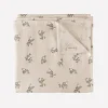 Main Sauvage Swaddle blanket muslin 110x110cm - Holly Flowers - New