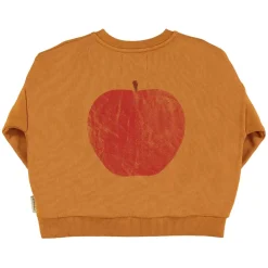Piupiuchick Sweater - Camel met "Jimmy Apples Farm"-print - Best