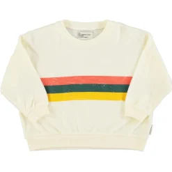 Piupiuchick Sweater - ecru met multicolorprint - Sale