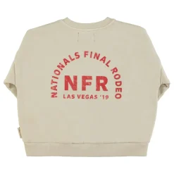 Piupiuchick Sweater - Ecru met multikleur print met cirkels - Sale