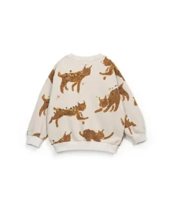 Play Up Sweater - So-so met Lynxprint - Hot