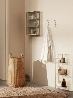 Ferm Living Tapis Amass 140x140cm - White pepper - Outlet