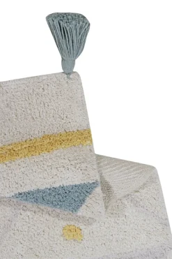 Lorena Canals tapis lavable - azteca vintage bleu - Hot