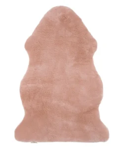 BINIBAMBA Tapis Wrigglemat en Peau de Mouton - Rose - New