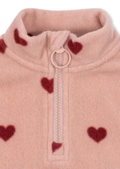 Konges Slojd Tavi fleece sweatshirt - Coeur mellow - Discount