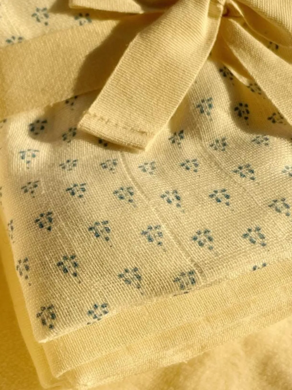 Fanga Fontana Tetradoeken 3 pack muslin cloth Bellini - Punto Blu - Clearance