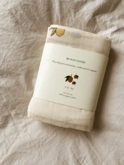 Konges Slojd Tetradoeken 3 pack muslin cloth - Lemon - New