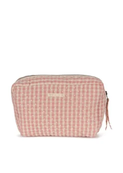 Konges Slojd Toiletzak - Powder Pink Check - Outlet