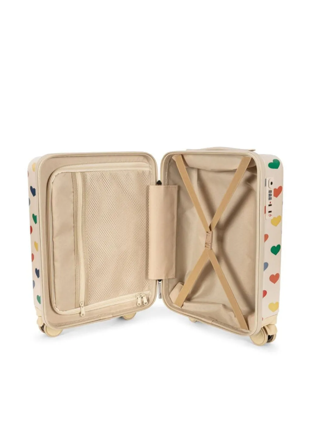 Konges Slojd Travel suitcase - reiskoffer Bon coeur coloré - Clearance
