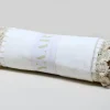 Yaarn Triple Swaddle Blanket 70x100cm handgemaakt - Beige -
