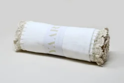 Yaarn Triple Swaddle Blanket 70x100cm handgemaakt - Beige -