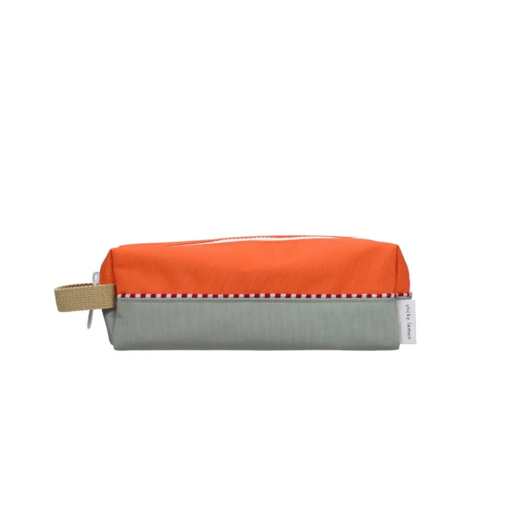 Sticky Lemon Trousse à crayons - Wonders Lifebuoy orange + Shark gris - Best