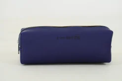 Own Stuff Trousse en cuir - Marine - Sale