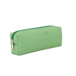 Own Stuff Trousse en cuir - Vert pastel - Discount