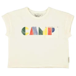 Piupiuchick T-shirt - ecru met "camp"-print - Hot