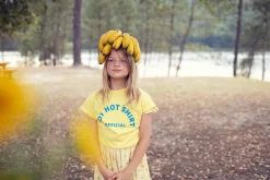 Piupiuchick T-shirt - geel met ijsjesprint - Hot
