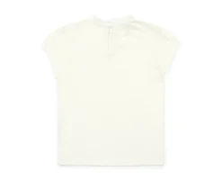 Bonton T-shirt met kant - creme -