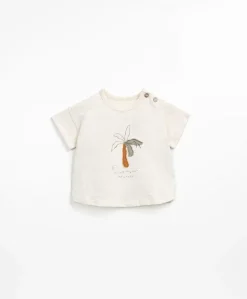 Play Up T-shirt met palmboom - Fiber - Discount