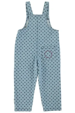 Piupiuchick Tuinbroek - Denim Hearts - Discount