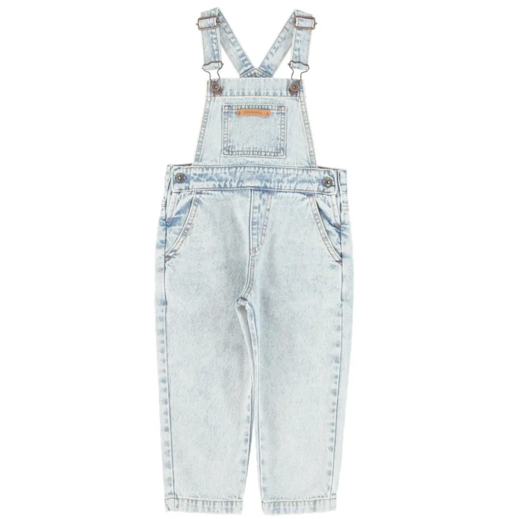 Piupiuchick Tuinbroek - washed blue denim - Hot
