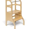 Ette Tete Verstelbare houten leertoren Step up! - Naturel - Discount