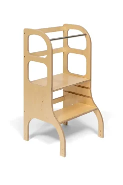 Ette Tete Verstelbare houten leertoren Step up! - Naturel - Discount