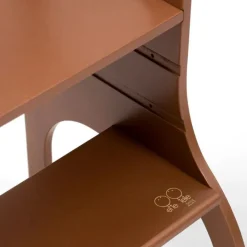 Ette Tete Verstelbare houten leertoren Step up! - Mocha Mousse - Sale