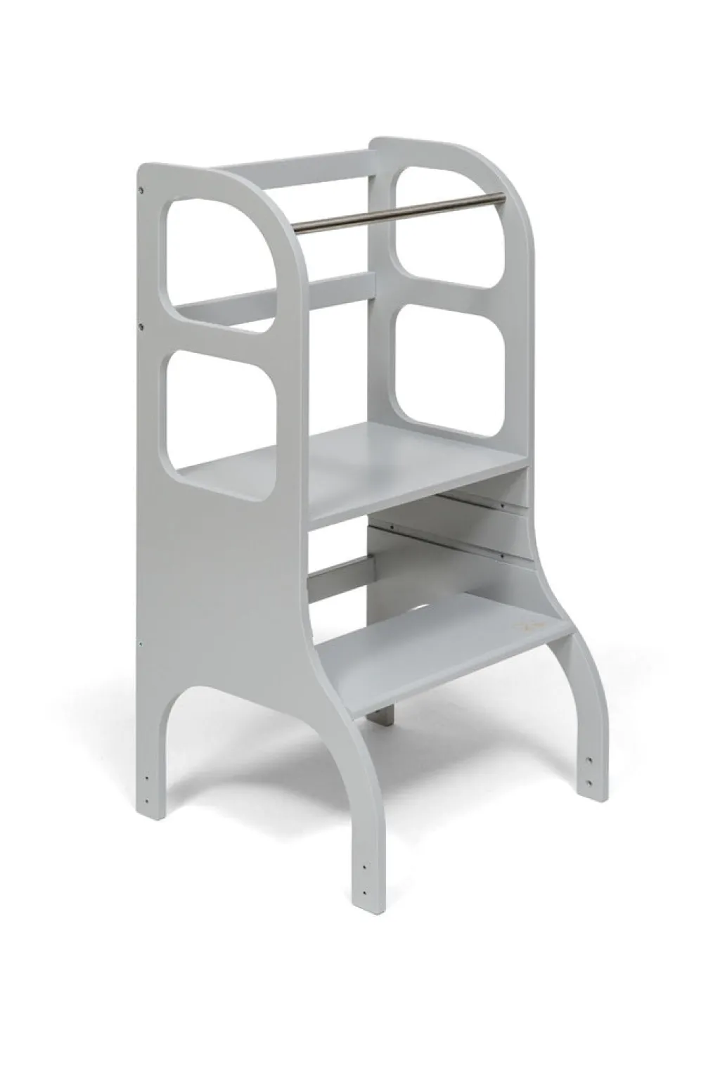Ette Tete Verstelbare houten leertoren Step up! - Grijs - Discount