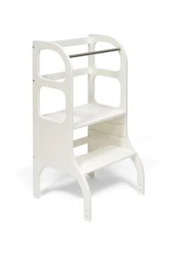 Ette Tete Verstelbare houten leertoren Step up! - Wit - Discount