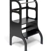 Ette Tete Verstelbare houten leertoren Step up! - Zwart - Outlet