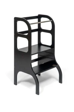 Ette Tete Verstelbare houten leertoren Step up! - Zwart - Outlet