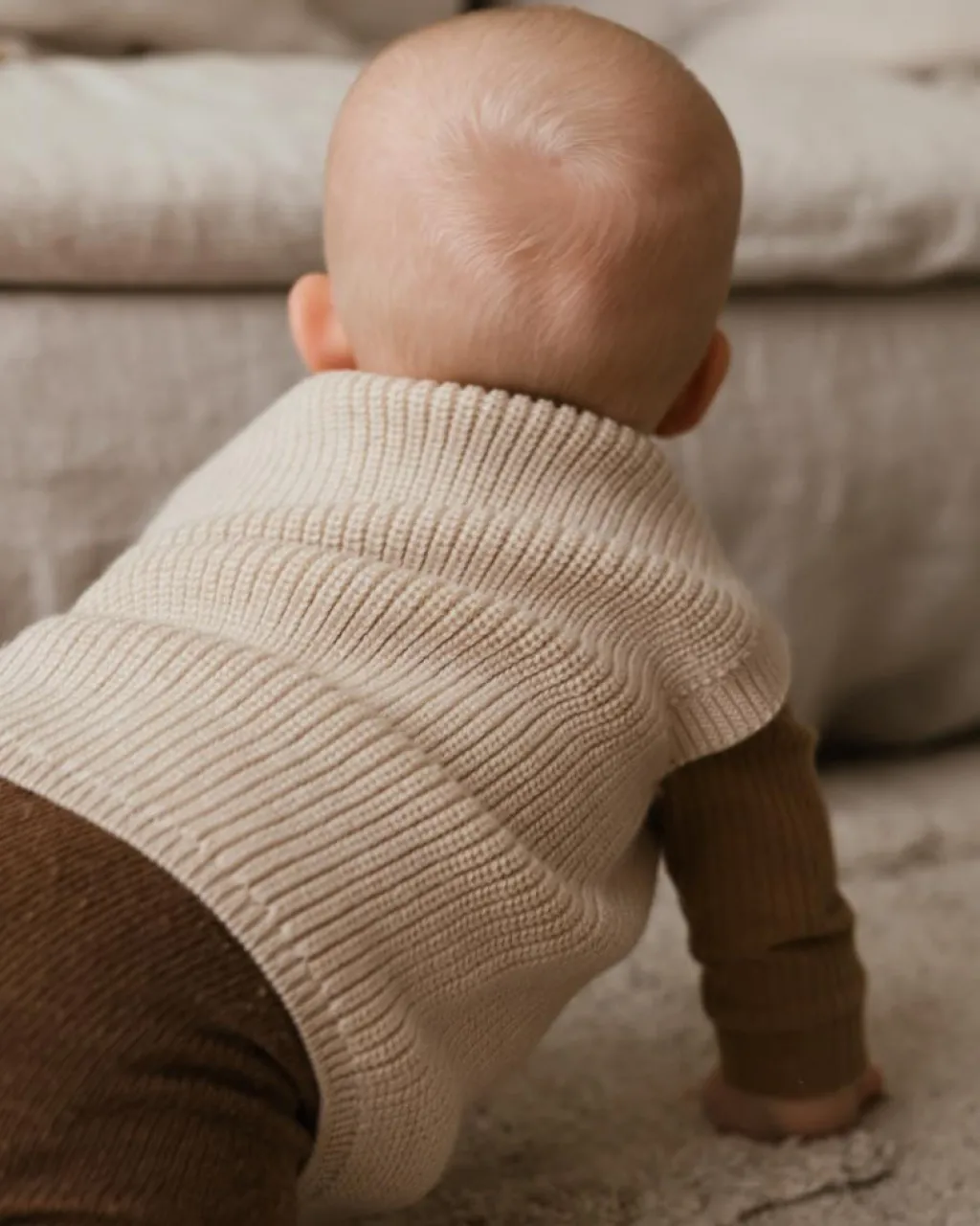 Hvid Vest Harvey Baby - Cream - Online