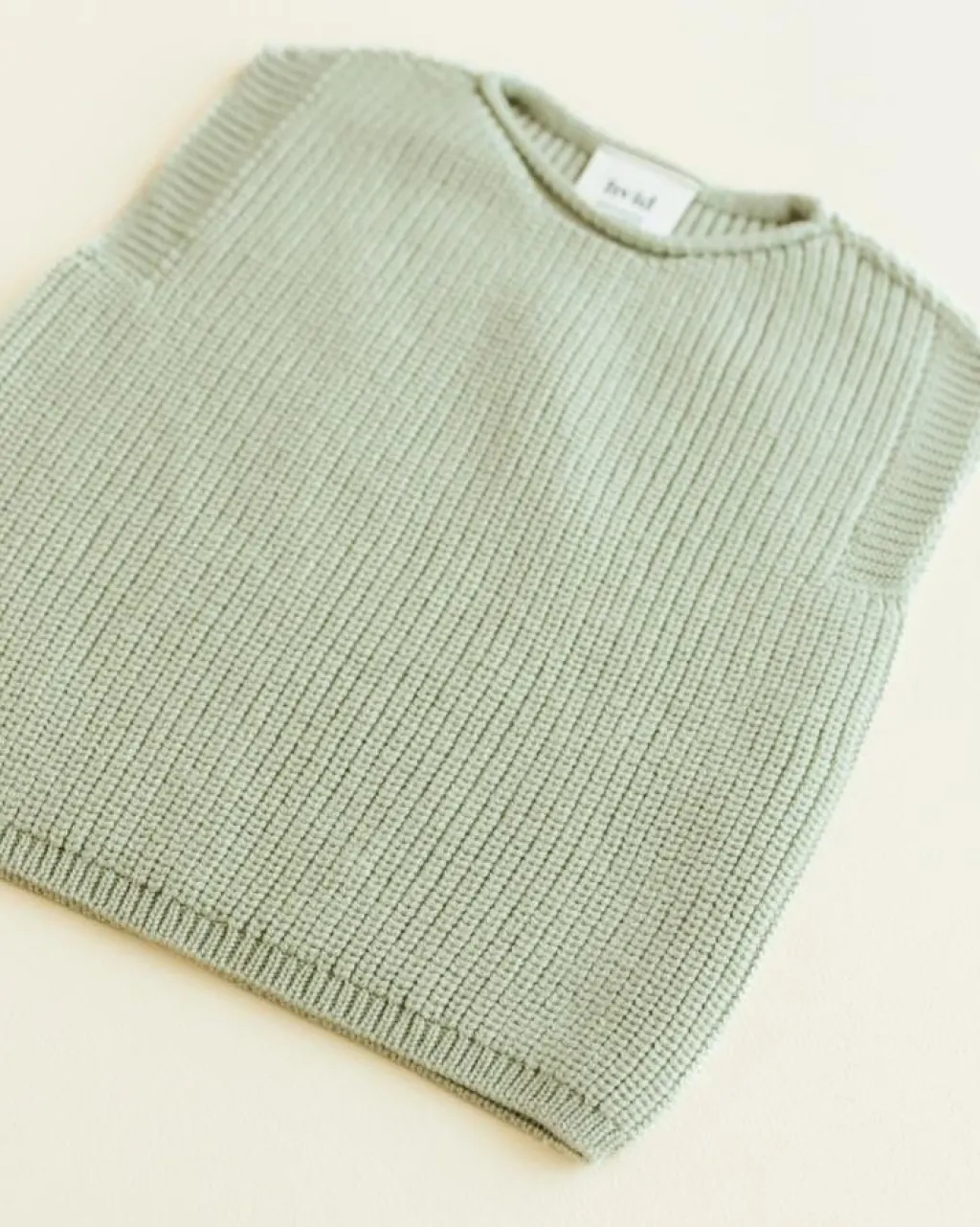 Hvid Vest Harvey Baby - Mint - Sale