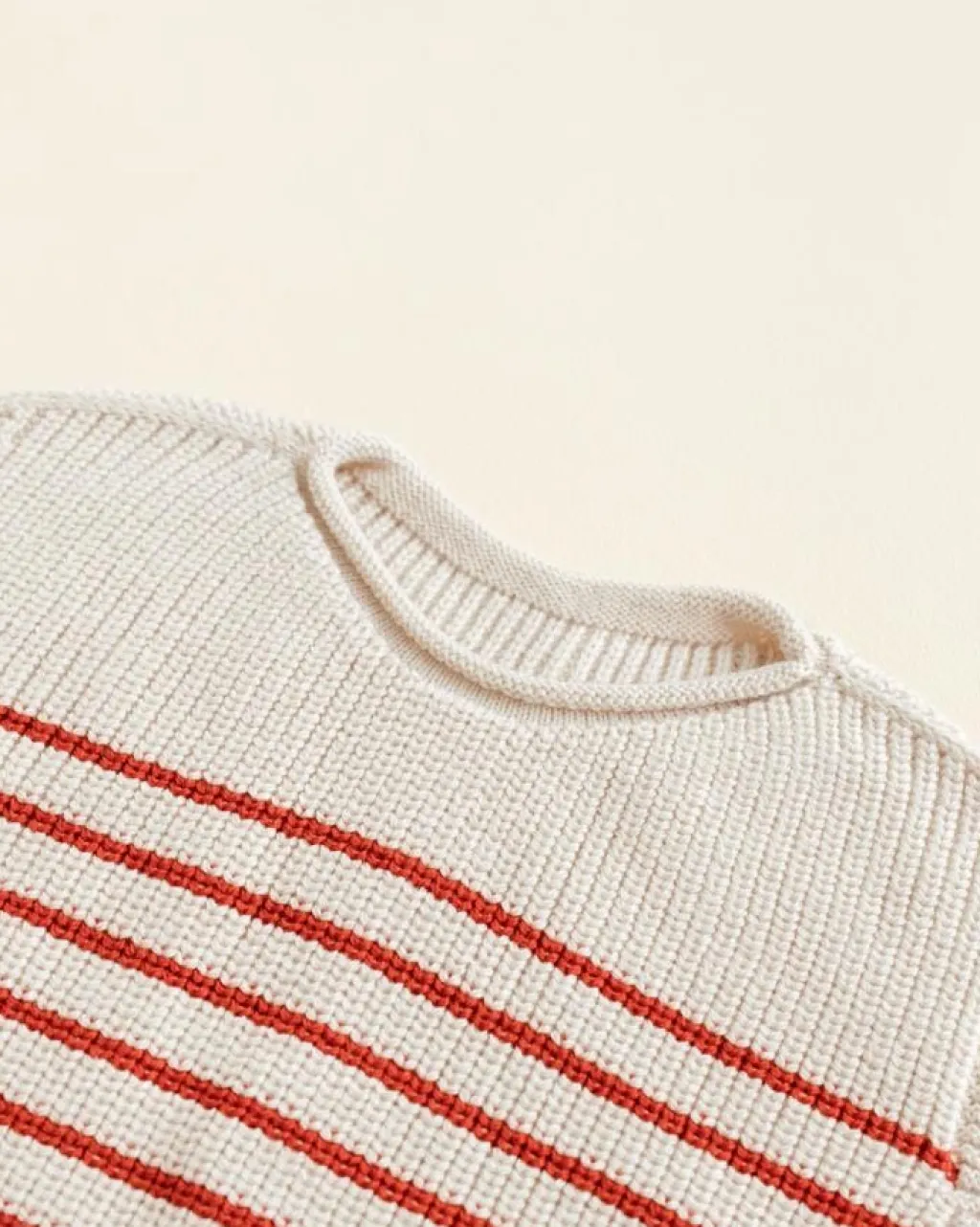 Hvid Vest Harvey Kids - Cream / Red - Hot