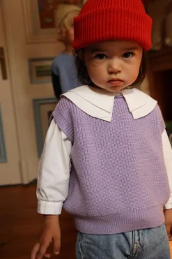 Hvid Vest Harvey Kids - Lilac - Outlet