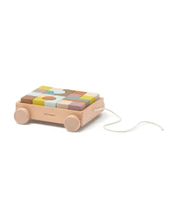 Kid's Concept Wagentje met blokken - Sale
