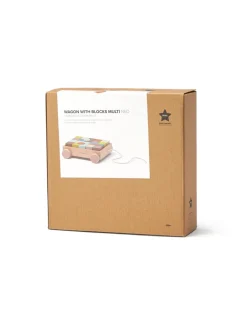 Kid's Concept Wagentje met blokken - Sale