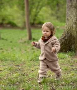 Engel Natur Wollen jas - sand mélange - Online