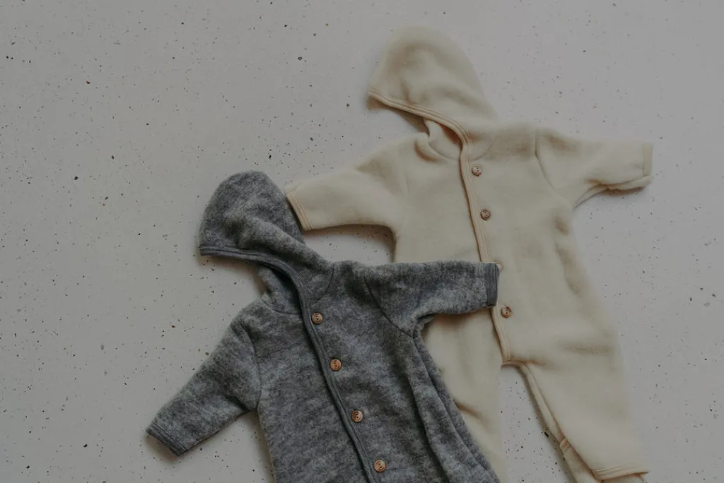 Engel Natur Wollen onesie - Natural - Hot